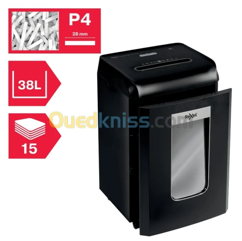 Destructeur de papier Coupe croisée Rexel ProMax QS RSX1538