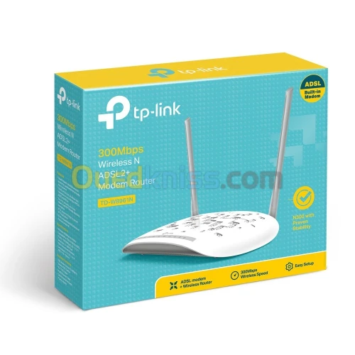 Modem Routeur TD-W8961N  ADSL2+ WiFi N 300 Mbps
