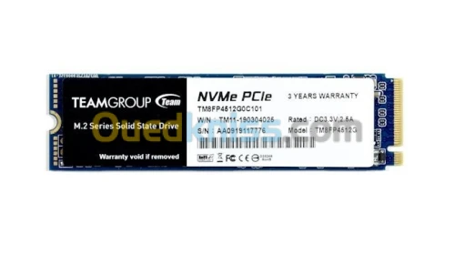 DISQUE SSD NVME TEAMGROUPE 256GB / 512GB / 1TO / 2 TO