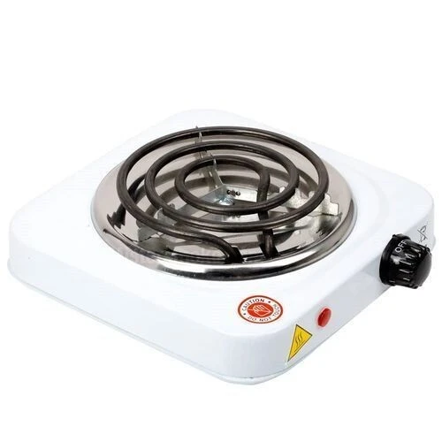 Plaque Chauffante Electrique Spirale - 1000W - Blanc