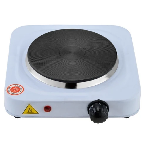 Plaque Chauffante Electrique Portable - 1000W - Blanc
