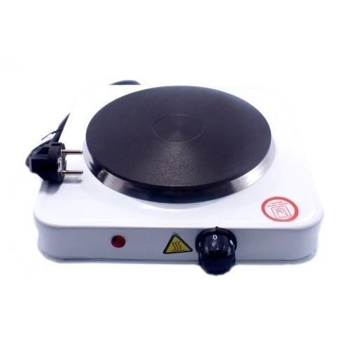 Plaque Chauffante Electrique Portable - 1000W - Blanc