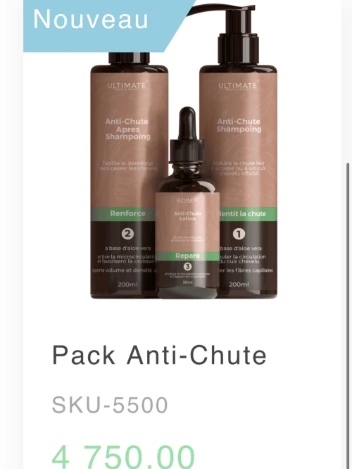 Plusieurs packs Shampoing après shampoing