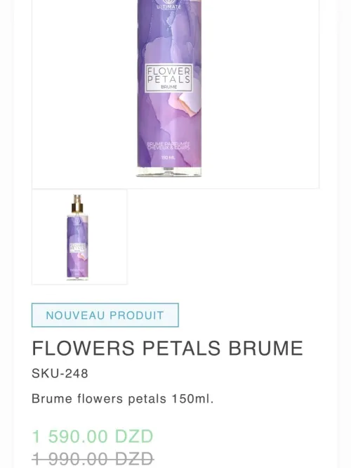 Gel douche et brumes plusieurs goûts