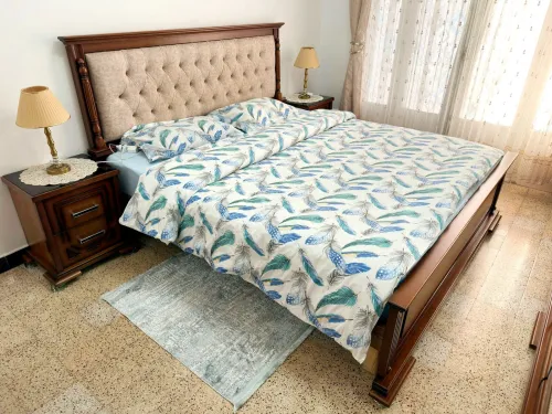 Chambre à coucher en bois hêtre massif