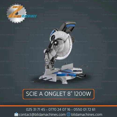 SCIE A ONGLET 8" 1200W