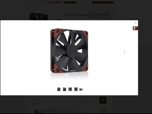 Noctua NF-F12 iPPC-2000 PWM, Ventilateur Haut Rendement, 4 Broches, 2000 TR./Min (120 mm, Noir)
