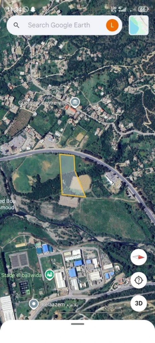 Vente Terrain Bouira Lakhdaria
