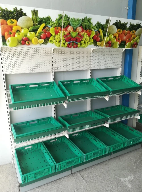 Etagere fruit et légume / Rayonnage fruit et légume / Cagette fruit & légume 