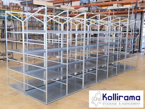 Rayonnage léger / présentoir métallique / présentoir de magasin / etagere / rayonnage d'archive