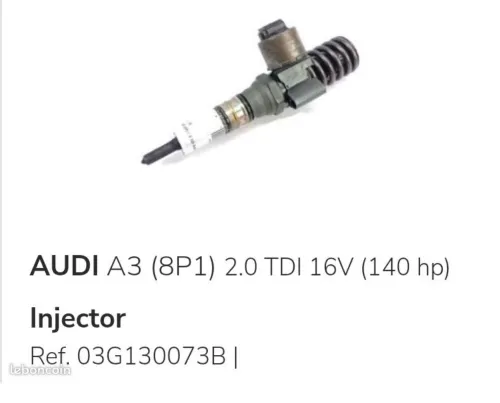 Injecteur 2.0 Tdi 140