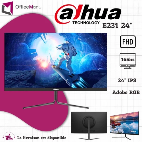 MONITEUR GAMING DAHUA E231 24" IPS 165HZ