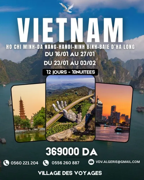 VOYAGE ORGANISE VIETNAM 2026