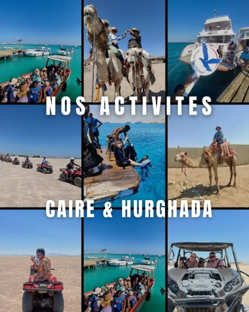 VOYAGE ORGANISE ( Cairo - Hurghada) à un prix sensationnel 