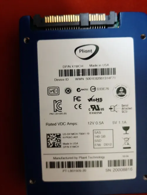 Sas ssd 149g sas 600go 15k 12go