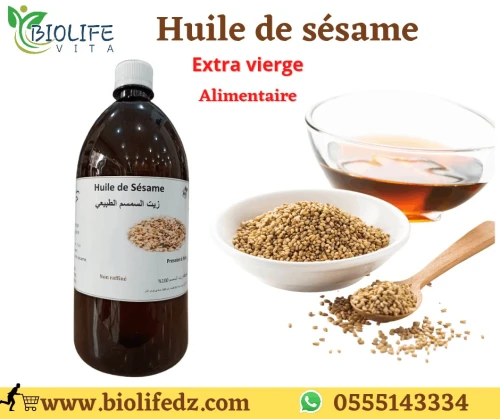 Huile de sesame extra vierge Alimentaire 01L