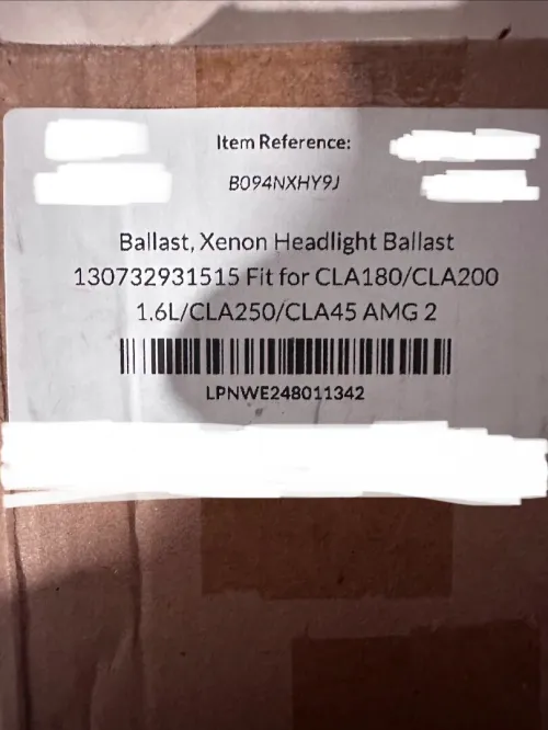 Ballast Xenon CLA Mercedes