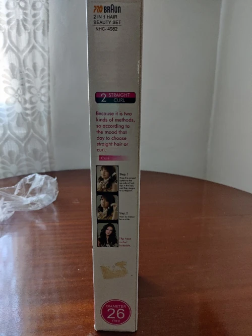 Lisseur boucleur BRAUN Pro