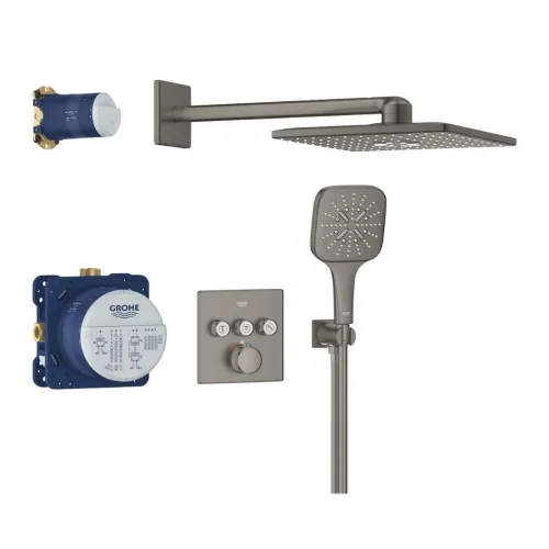GROHTHERM SMARTCONTROL PACK POUR DOUCHE ENCASTRÉE AVEC RAINSHOWER SMARTACTIVE 310 CUBE