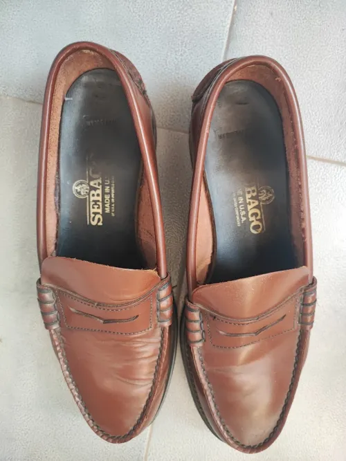 Mocassin cuir homme marque SEBAGO 