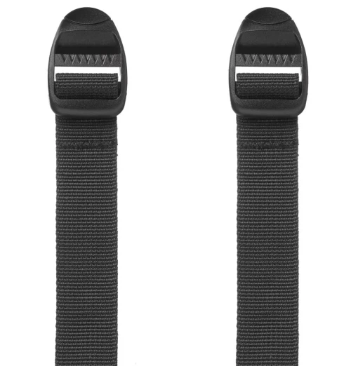 Lot de 2 sangles de serrage 25mm x 1m pour sac à dos de trekking