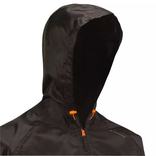 Kawi Homme Imperméable1/2 Zip - Noir - Quechua