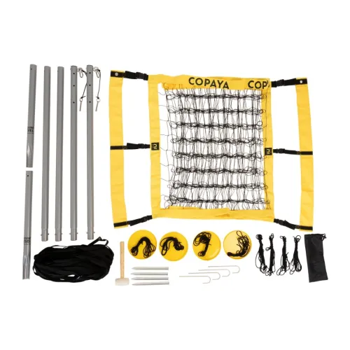 Set de beach volley - Dimensions officielles - BV900 Jaune