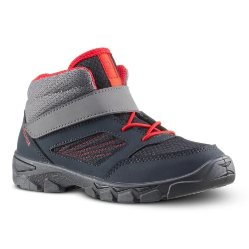 Chaussure De Randonnée Enfant Avec Scratch Mh100 Mid QUECHUA DECATHLON