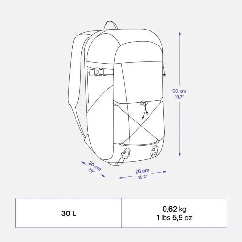 Sac à dos de randonnée 30l - nh arpenaz 100
