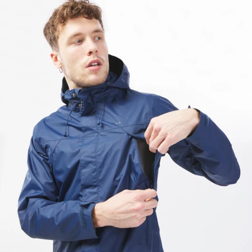 VESTE LÉGÈRE IMPERMÉABLE DE RANDONNÉE - MH100 - HOMME