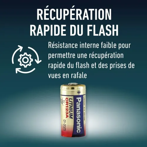 Panasonic CR 123 A Pile au lithium 3 V