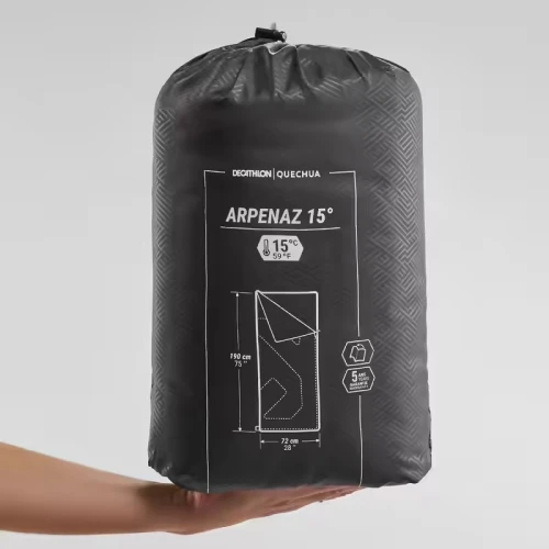 Sac de couchage pour le camping - arpenaz 15 Degre