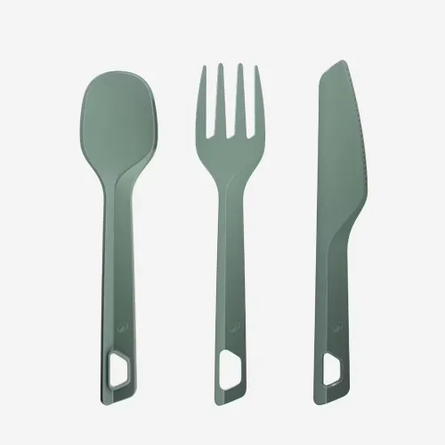 Popote 500 de camping en acier inox + anti-adhésif - 4 personnes - 25 éléments