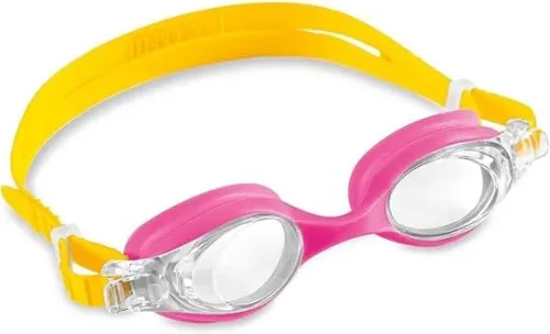 Lot de 2 lunettes de natation pour enfants en polycarbonate, silicone, multicolore, 3-8 ans