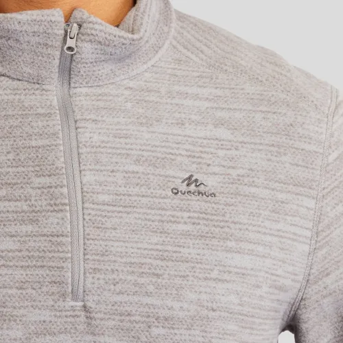 PULL POLAIRE DE RANDONNÉE - MH100 - HOMME GRIS