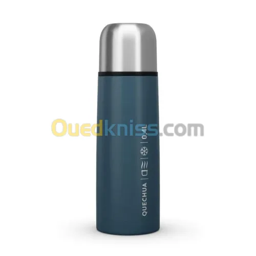 BOUTEILLE ISOTHERME RANDONNÉE INOX 0,4 LITRE BLEU