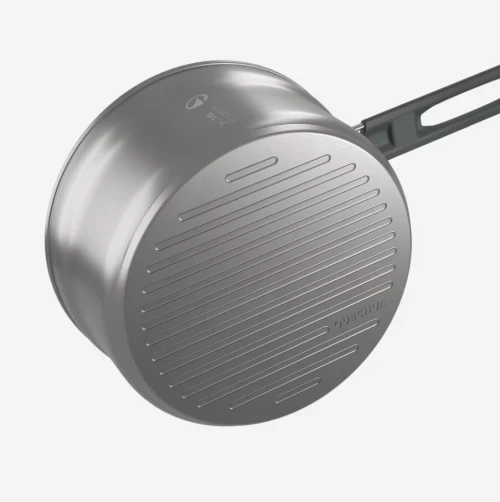 POPOTE CAMP DU RANDONNEUR MH500 INOX + REVÊTEMENT ANTI-ADHÉSIF 2 PERSONNES 2,1L QUECHUA