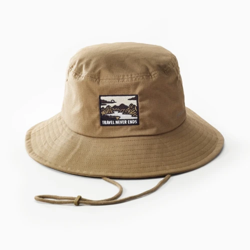 CHAPEAU TREKKING ANTI-UV - TRAVEL 100 MARRON 