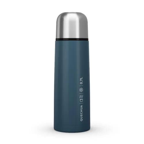 BOUTEILLE ISOTHERME RANDONNÉE INOX 0,7 LITRE BLEU