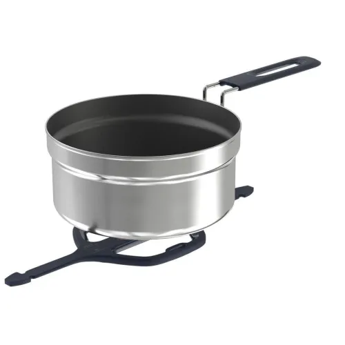 POPOTE CAMP DU RANDONNEUR MH500 INOX + REVÊTEMENT ANTI-ADHÉSIF 2 PERSONNES 2,1L QUECHUA