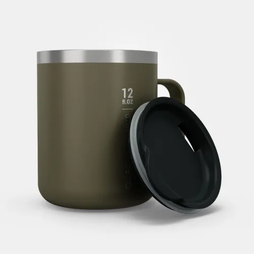 Mug MH500 isotherme (double paroi inox) camp du randonneur 0,38L kaki