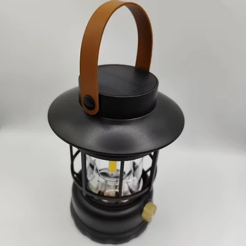 Lampe de Camping Extérieur Lampe d'Ambiance Lanterne Portable avec Crochet pour Tente