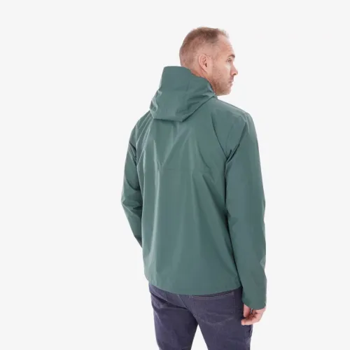 Veste de randonnée imperméable homme, NH500 vert