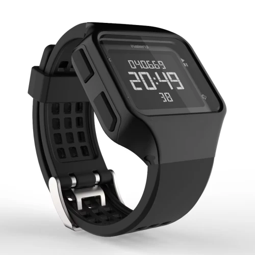 Montre chronomètre de course à pied homme W500+ M noire