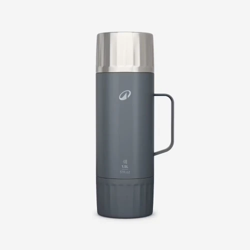 Bouteille inox isotherme avec filtre à thé 1,5L, de randonnée et camping