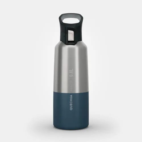 Gourde MH500 isotherme randonnée inox 0,8L bleu