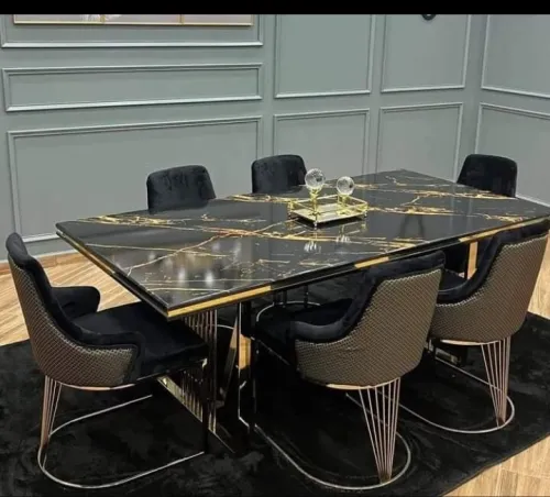 Ensemble table avec 6 chaises neuves made TURQUIE