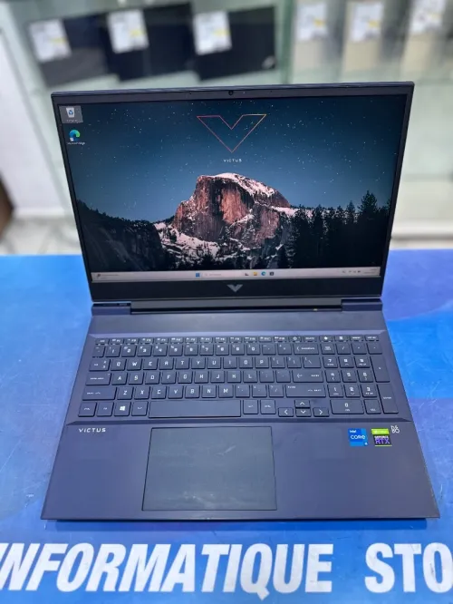 HP VICTUS 16 CORE : INTEL I5 _ 11400H DISC :  512 GB  (SSD)  RAM : 16 GB  RTX 3050 04GB