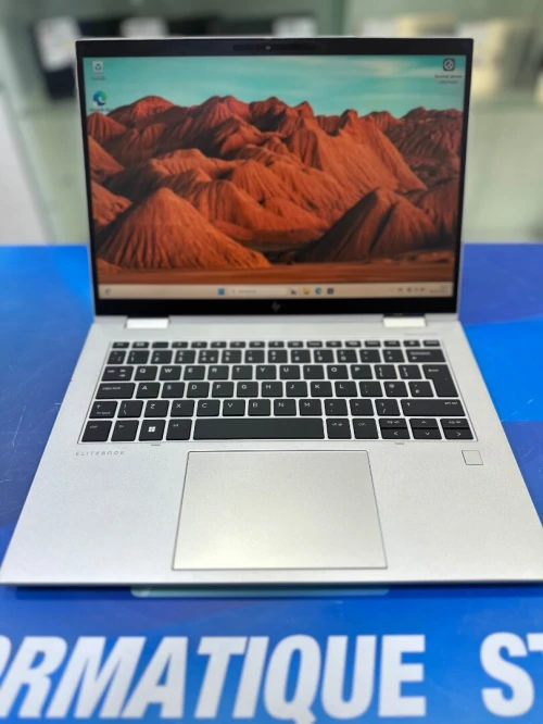 HP ELITEBOOK 1040 G10 X360 CORE : i7 / 1355U DISC : 512 GB  (SSD) RAM : 16 GB   