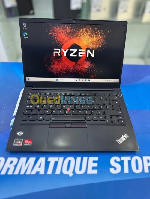 THINKPAD E14  CPU: RYZEN 7 PRO 5850U 16 MB CACHE DISC : 512 GB  (SSD) RAM : 16  GB  